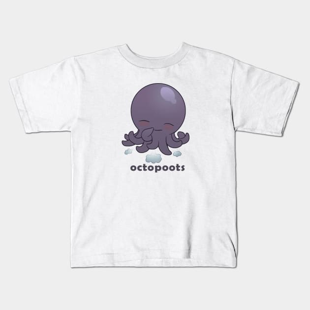 Octopoots Kids T-Shirt by jpowersart